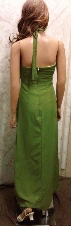 green halter bridesmaid dresses